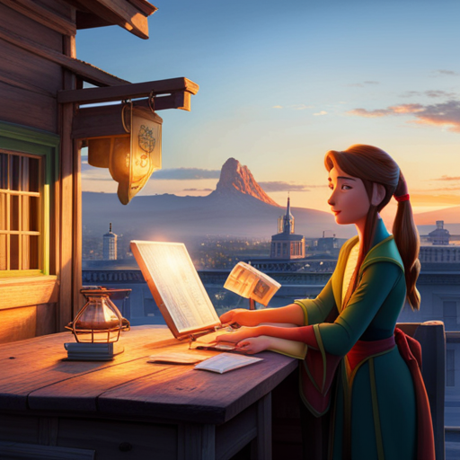 animated disney characters investing money by Stable Diffusion Dream Studio
