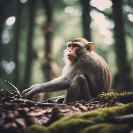 macaque by Stable Diffusion Dream Studio SDXL 1.0