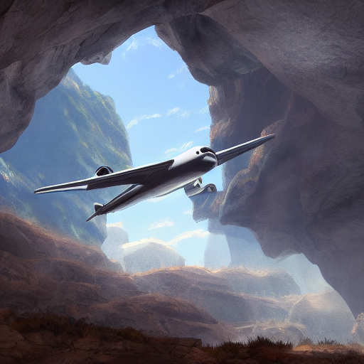 plane cave by DiffusionBee